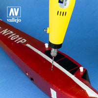 Vallejo Hobby Tools T01002 Microbox Wire Gauge HSS Twist Drill Set No.61 - 80 20pc