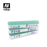 Vallejo Hobby Tools T04002 Set of 3 Flexi Sander Dual Grit (90x19x12mm)