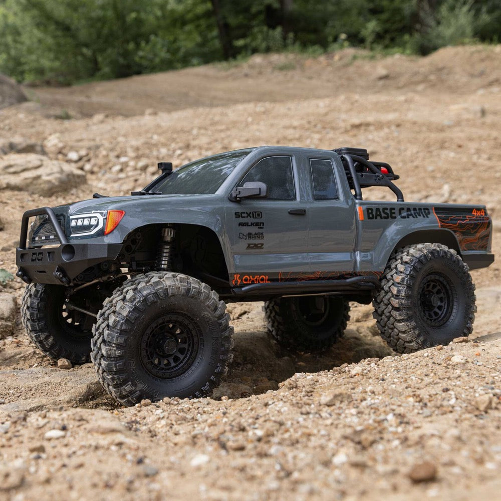 Axial 1/10 SCX10 III Base Camp V2 RC Rock Crawler (Grey) AXI-1375T2
