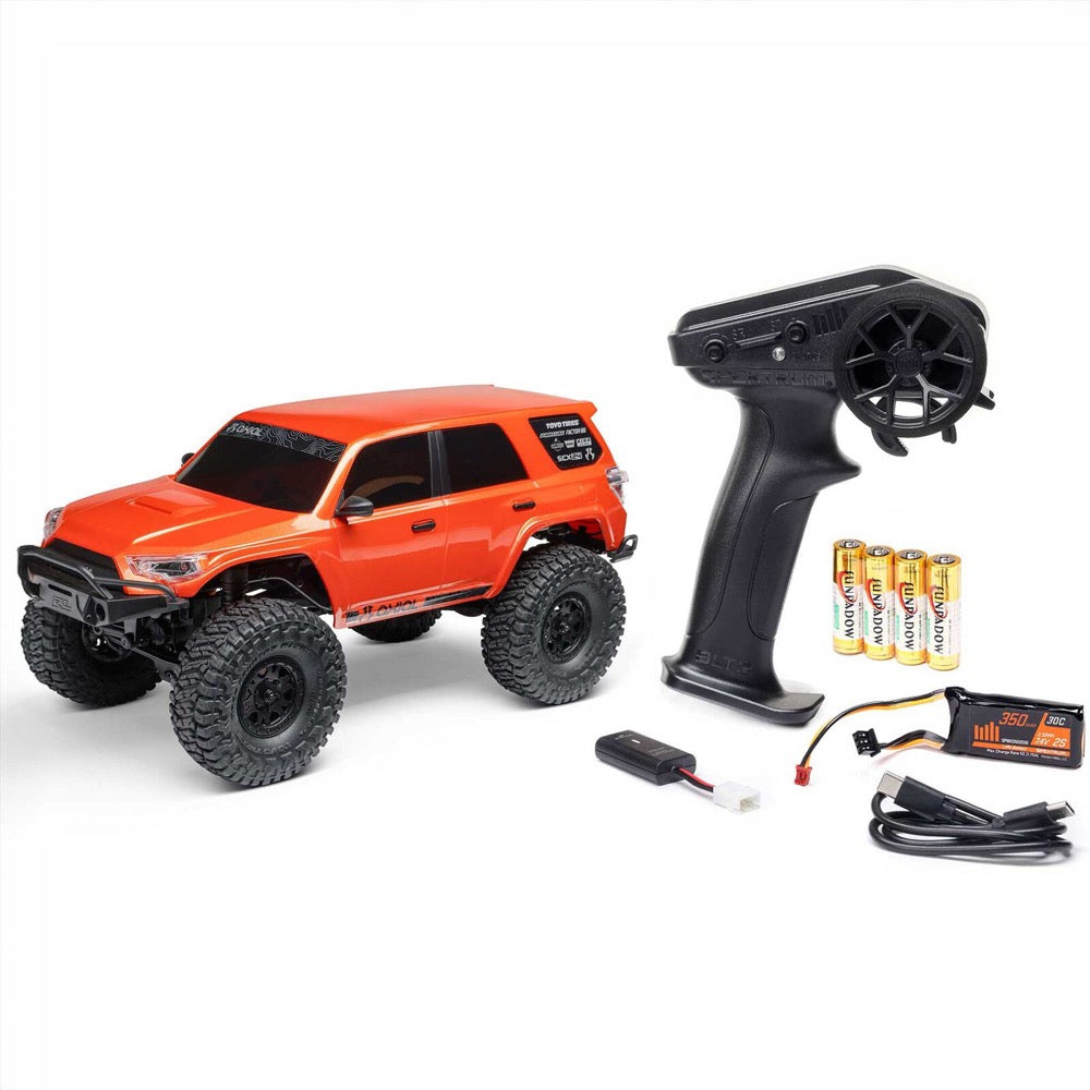 Axial SCX24 2024 Toyota 4Runner 1/24 Crawler RTR Orange AXI-2035T1