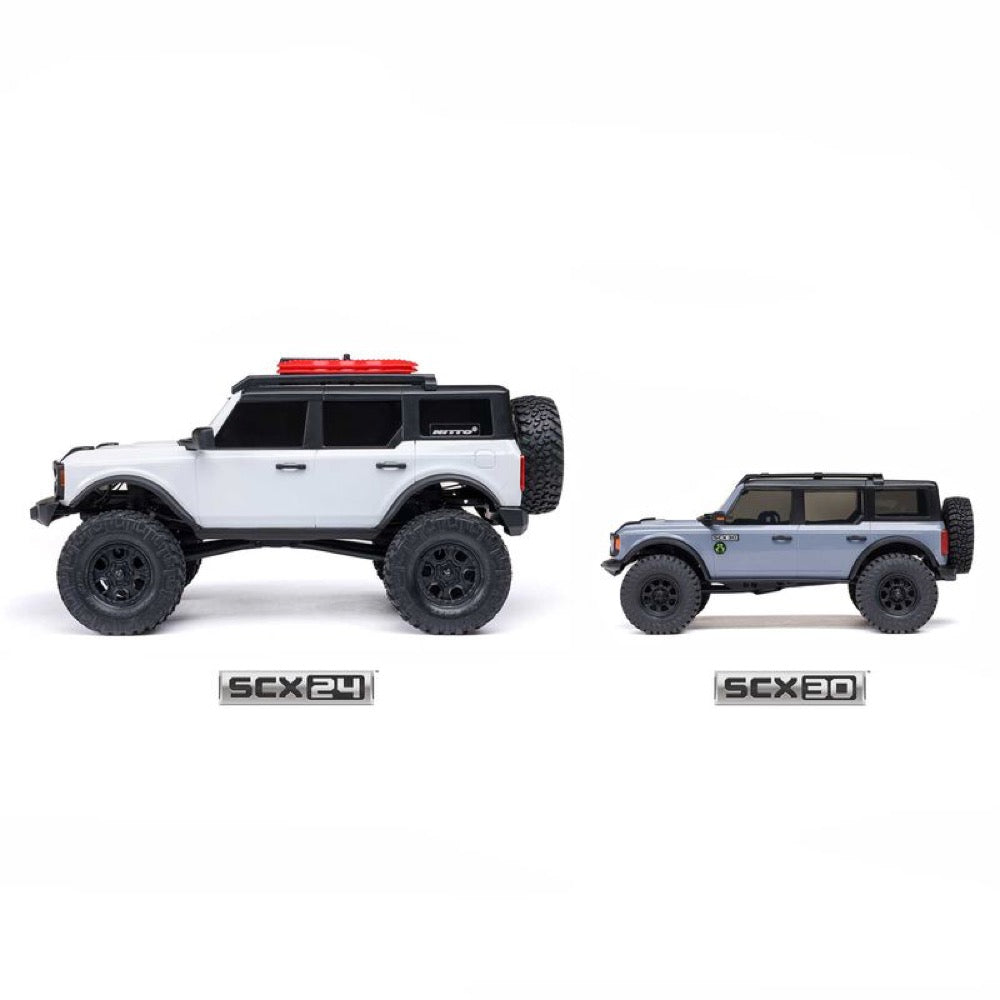 Axial 1/30 SCX30 Ford Bronco RC Rock Crawler (Grey) AXI-2048T2