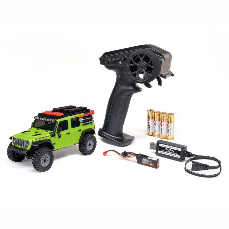 Axial 1/30 SCX30 Jeep Wrangler JLU Brushed RC Rock Crawler (Green) AXI-2261T1