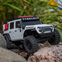 Axial 1/30 SCX30 Jeep Wrangler JLU Brushed RC Rock Crawler (White) AXI-2261T2