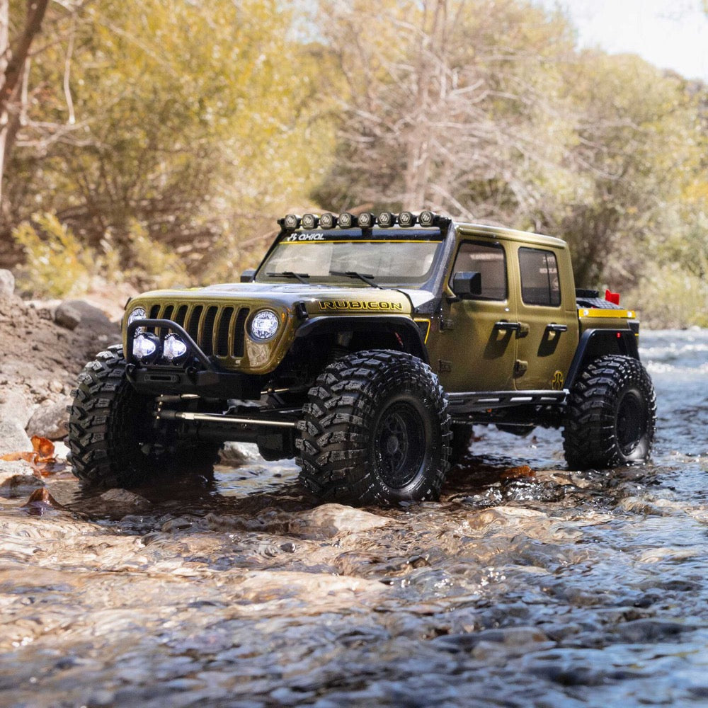 Axial SCX10 III Motobilt Valyrian Jeep JT Gladiator 1/10 4X4 Rock Crawler (Green)
