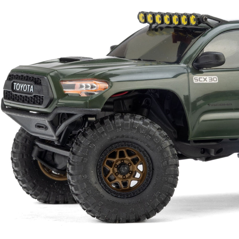 Axial 1/30 SCX30 Toyota Tacoma RC Rock Crawler (Green) AXI-3289T1