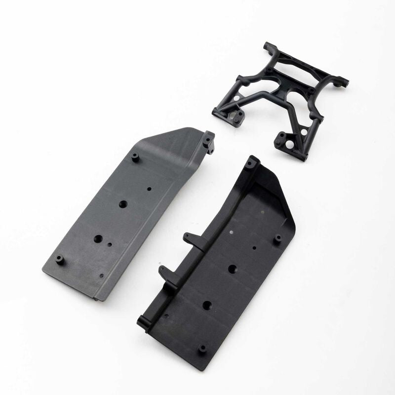 Axial Side Plates with Chassis Brace SCX10 III CJ-7 V2