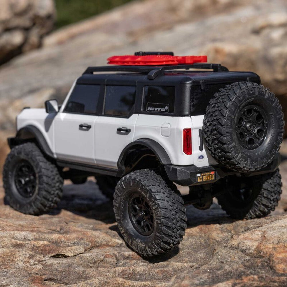 Axial 1/24 SCX24 Ford Bronco 4x4 RC Rock Crawler (White) AXI00006V2T4