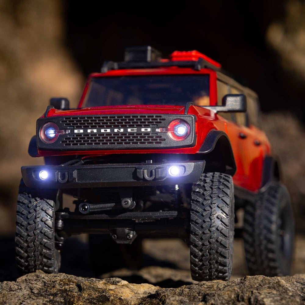 Axial 1/24 SCX24 Ford Bronco 4x4 RC Rock Crawler (Red) AXI00006V2T6