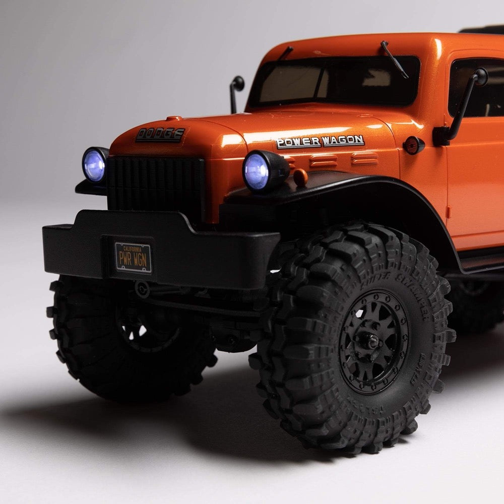 Axial SCX24 40s 4 Door Dodge Power Wagon Rock RC Crawler Orange AXI00007T1 605482181362
