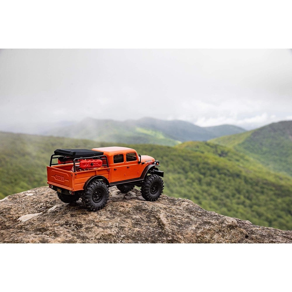 Axial SCX24 40s 4 Door Dodge Power Wagon Rock RC Crawler Orange AXI00007T1 605482181362