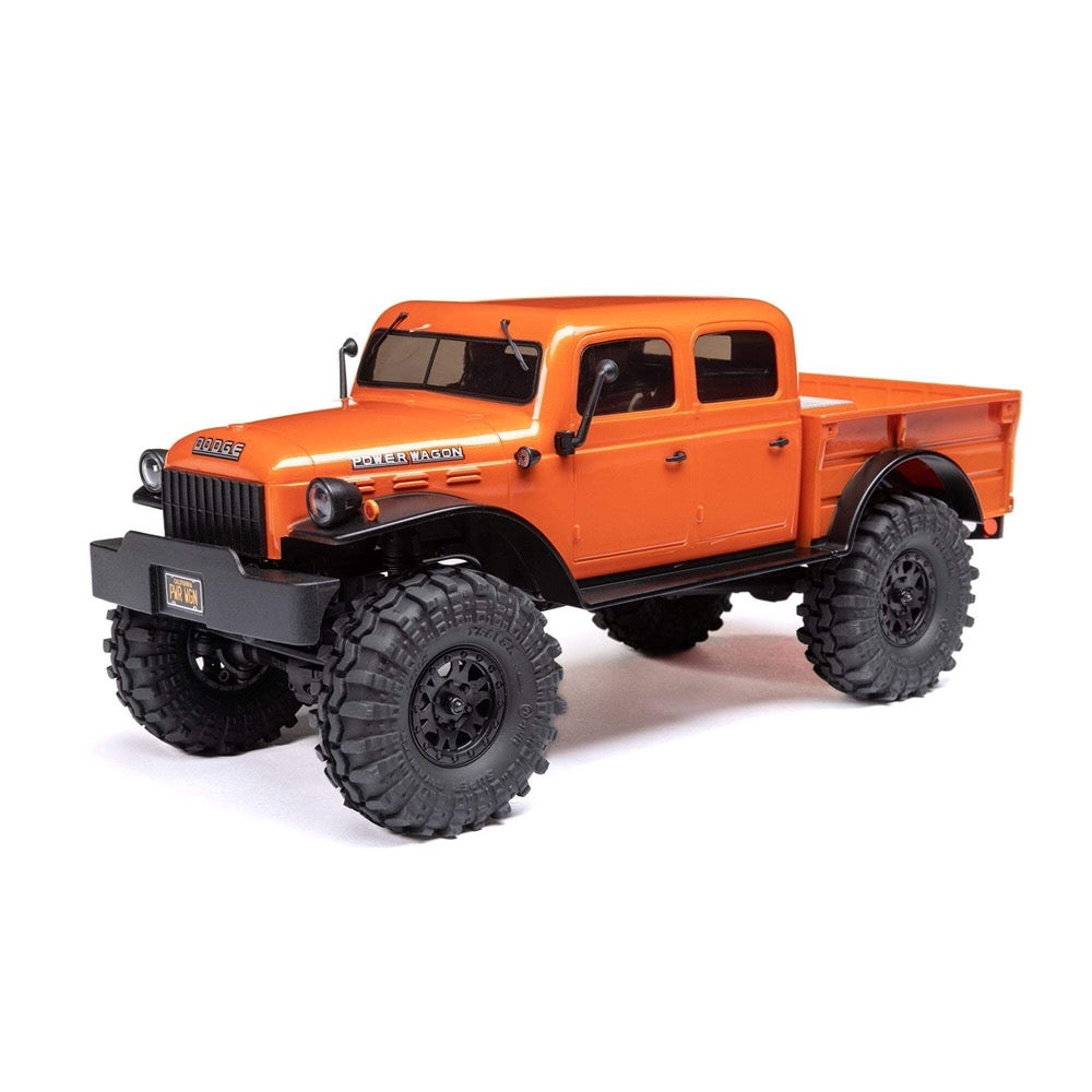 Axial SCX24 40s 4 Door Dodge Power Wagon Rock RC Crawler Orange AXI00007T1 605482181362