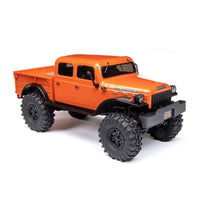 Axial SCX24 40s 4 Door Dodge Power Wagon Rock RC Crawler Orange AXI00007T1 605482181362