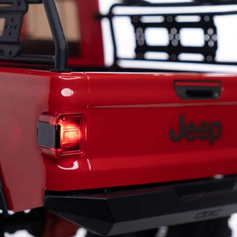 Axial AXI03006T2 SCX10 III Jeep JT Gladiator RC Crawler Red