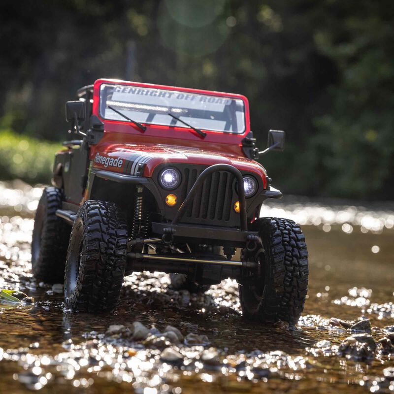 Axial 1/10 SCX10 III Jeep CJ-7 4WD RC Rock Crawler Red AXI03008T1