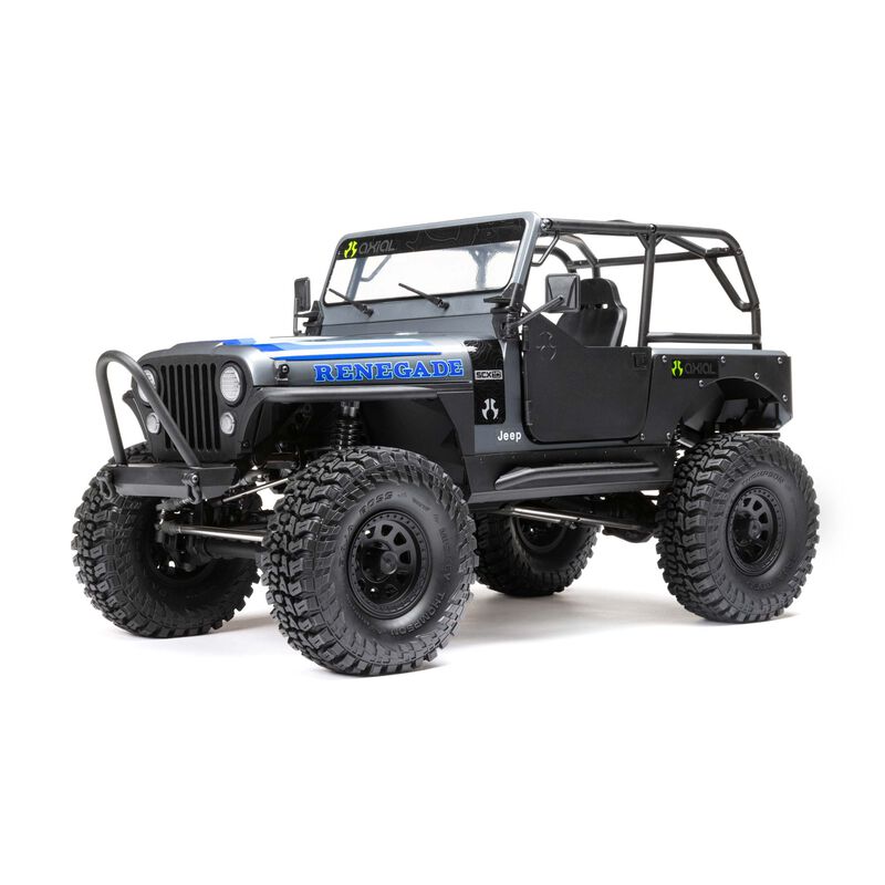 Axial 1/10 SCX10 III Jeep CJ-7 4WD RC Rock Crawler RTR Grey AXI03008T2