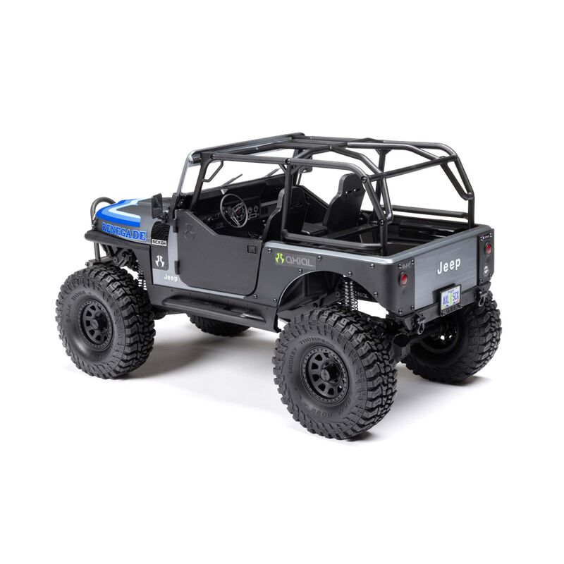 Axial 1/10 SCX10 III Jeep CJ-7 4WD RC Rock Crawler RTR Grey AXI03008T2