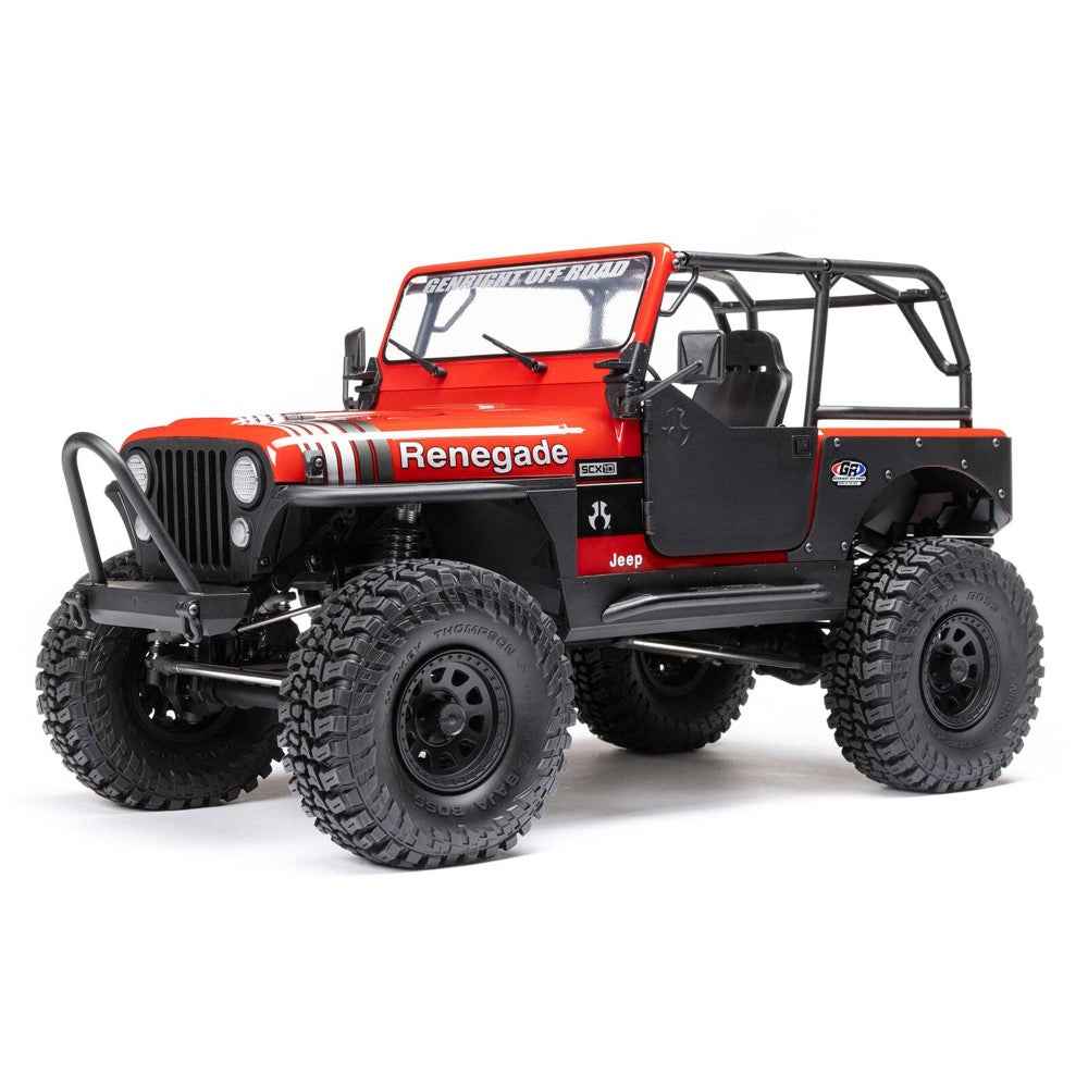 Axial 1/10 SCX10 III Jeep CJ-7 RC Crawler (Red) AXI03008V2T1