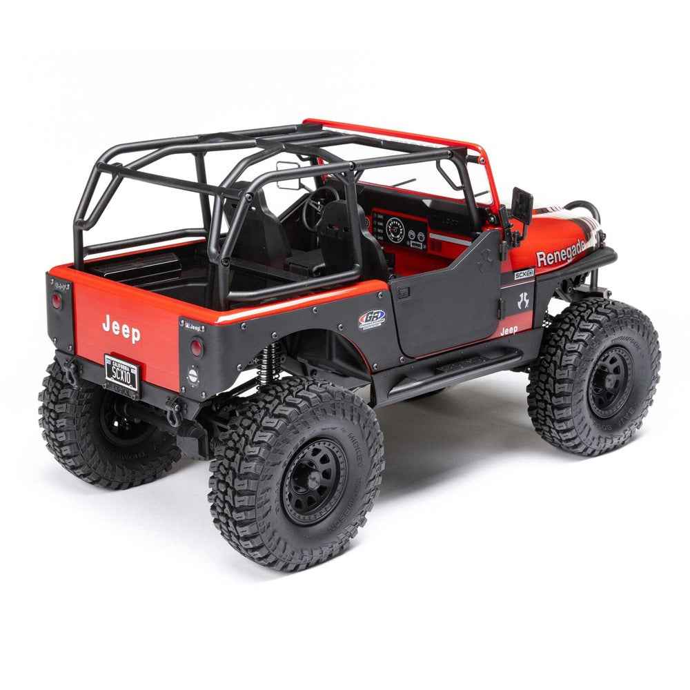 Axial 1/10 SCX10 III Jeep CJ-7 RC Crawler (Red) AXI03008V2T1