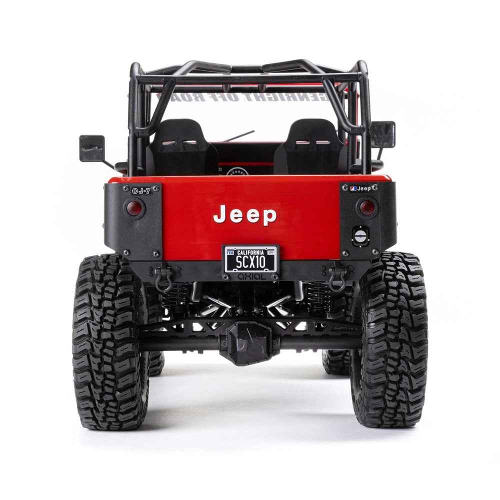 Axial 1/10 SCX10 III Jeep CJ-7 RC Crawler (Red) AXI03008V2T1
