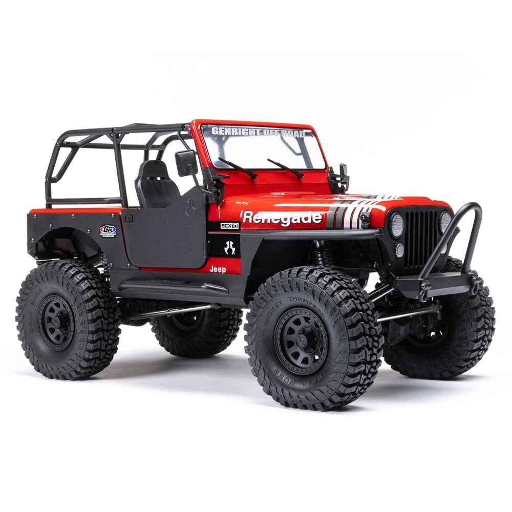 Axial 1/10 SCX10 III Jeep CJ-7 RC Crawler (Red) AXI03008V2T1