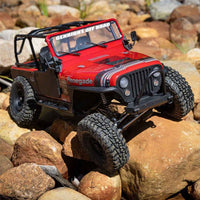 Axial 1/10 SCX10 III Jeep CJ-7 RC Crawler (Red) AXI03008V2T1