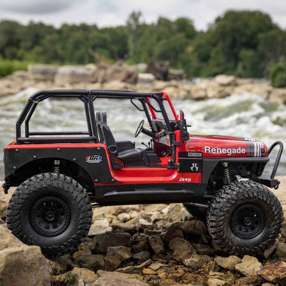 Axial 1/10 SCX10 III Jeep CJ-7 RC Crawler (Red) AXI03008V2T1