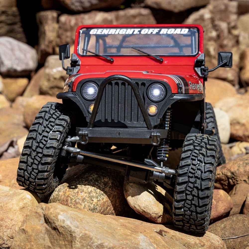 Axial 1/10 SCX10 III Jeep CJ-7 RC Crawler (Red) AXI03008V2T1