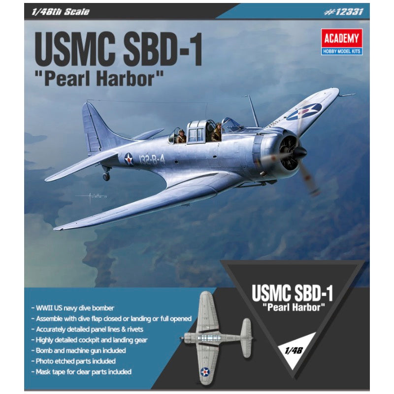 Academy 12331 1/48 USMC SBD-1 "Pearl Harbour"
