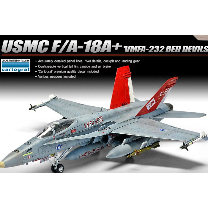 Academy 12107 1/32 F/A-18 VMFA-232 Red Devils (Australian Decals)
