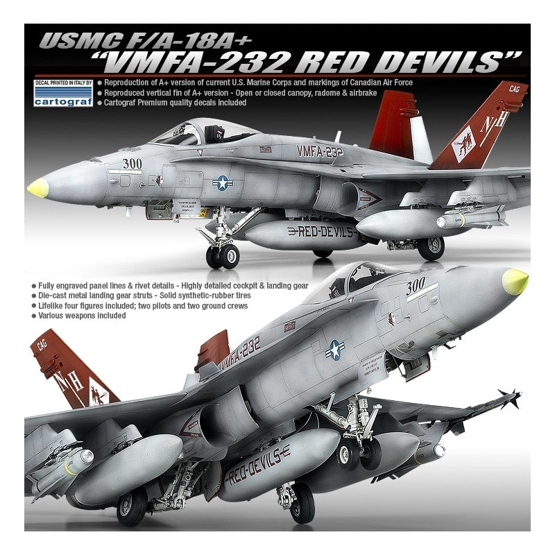 Academy 12107 1/32 F/A-18 VMFA-232 Red Devils (Australian Decals)