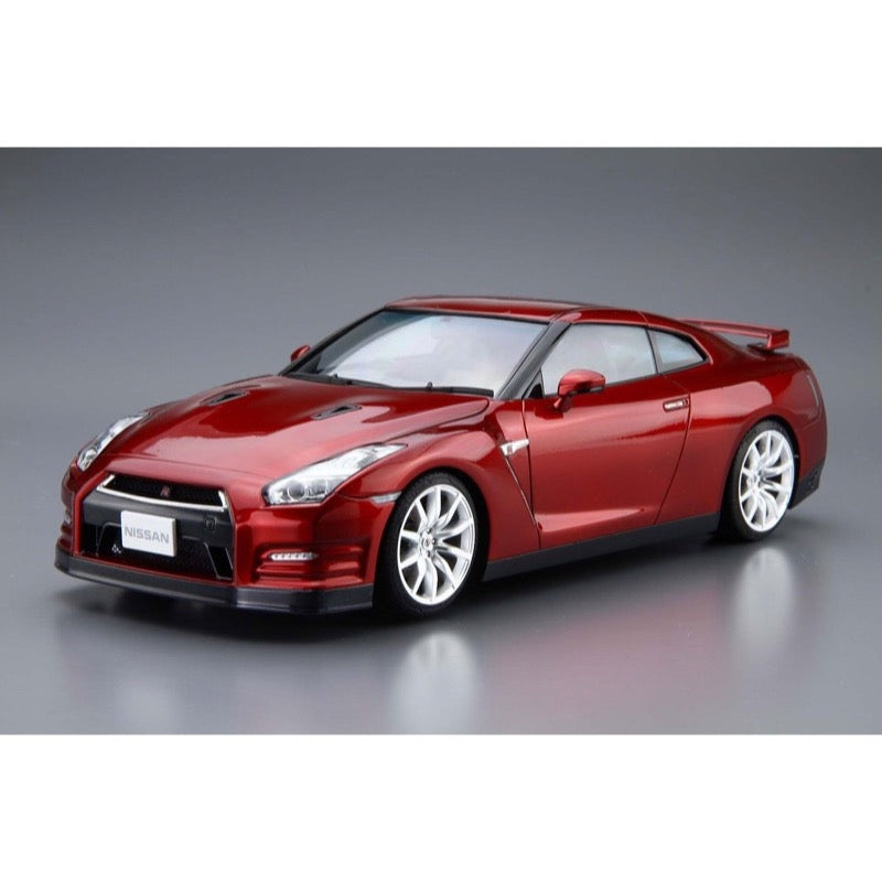 Aoshima 005857 1/24 Nissan R35 GT-R Pure Edition 2014 Plastic Model Kit 4905083058572