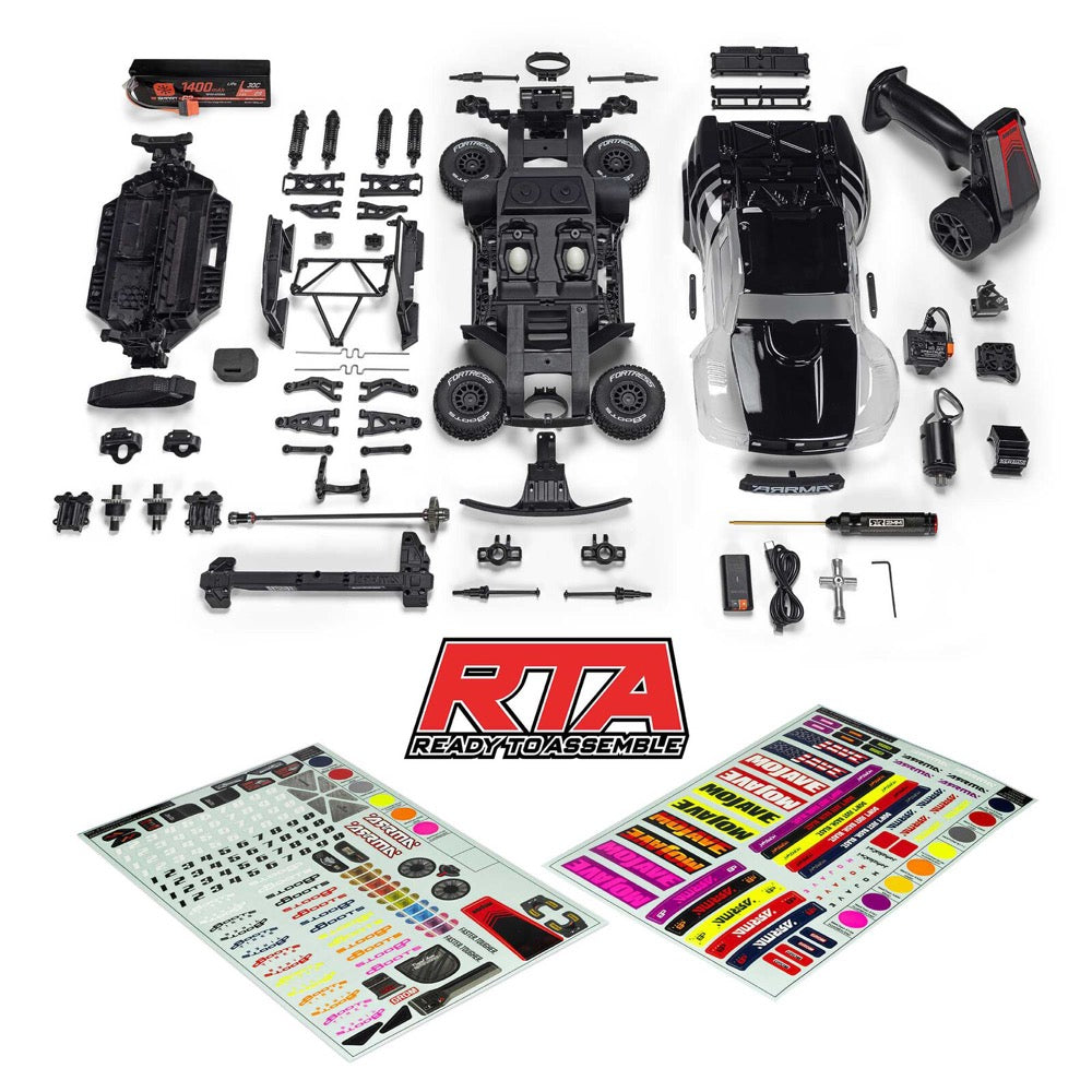 Arrma Mojave Grom 1/16 4x4 Ready to Assemble Desert Truck Clear/Black