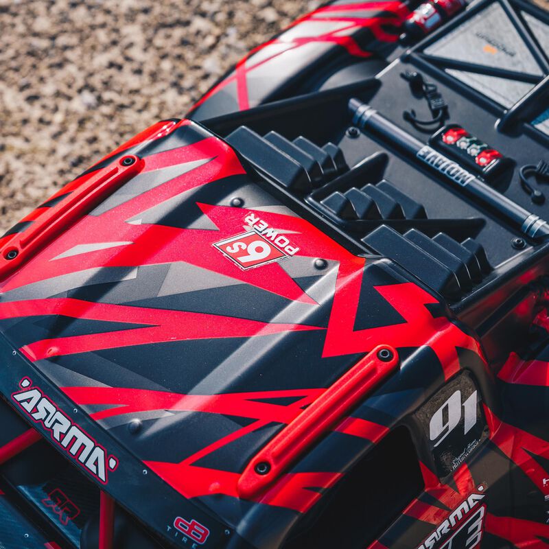 ARRMA ARA7604V2T2 Mojave 6S BLX 2020 Spec 1/7 Desert Truck Red