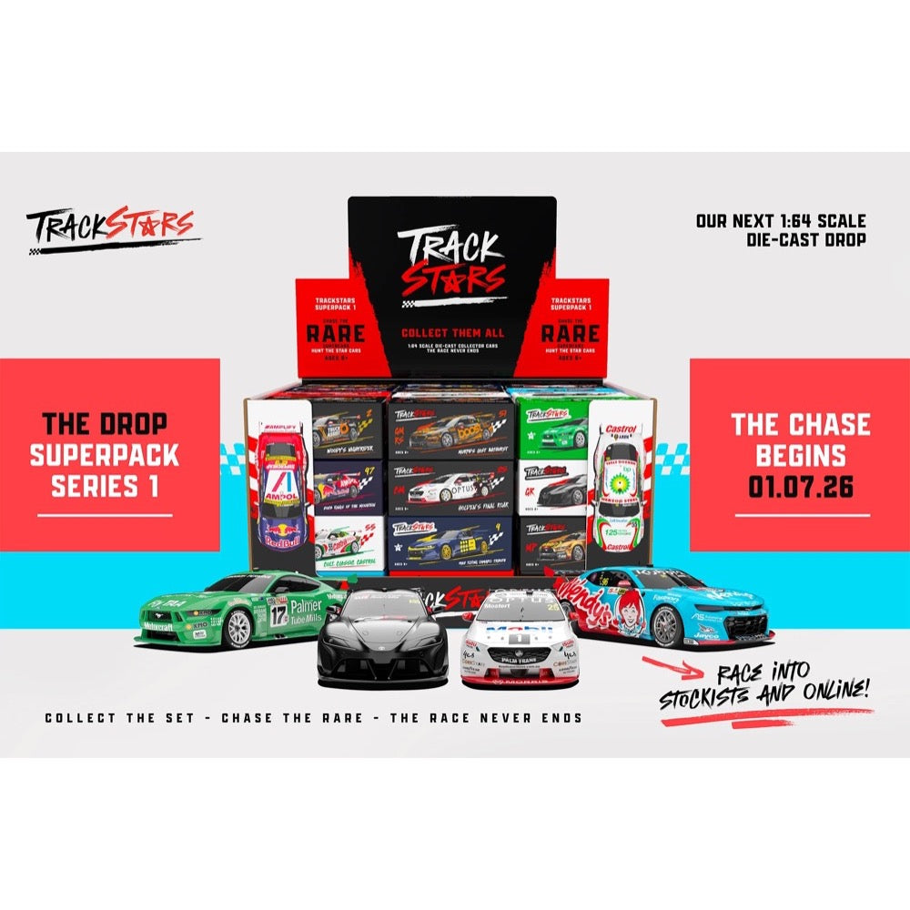 Authentic Collectables 1/64 Trackstars SuperPack 1 (Assorted)