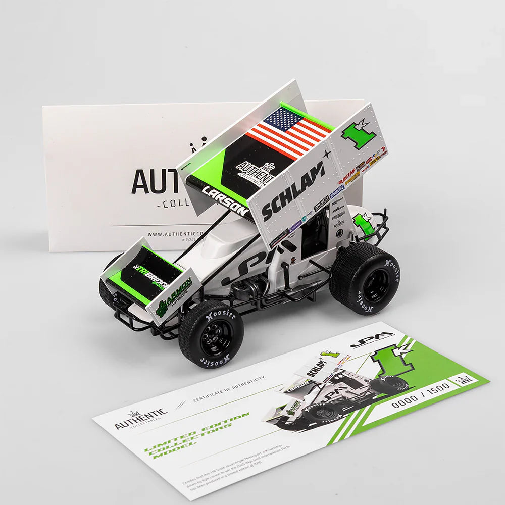 Authentic Collectables ACD18SC26A 1/18 Jason Pryde Motorsport No.1K Sprintcar 2025 High Limit International Perth Winner