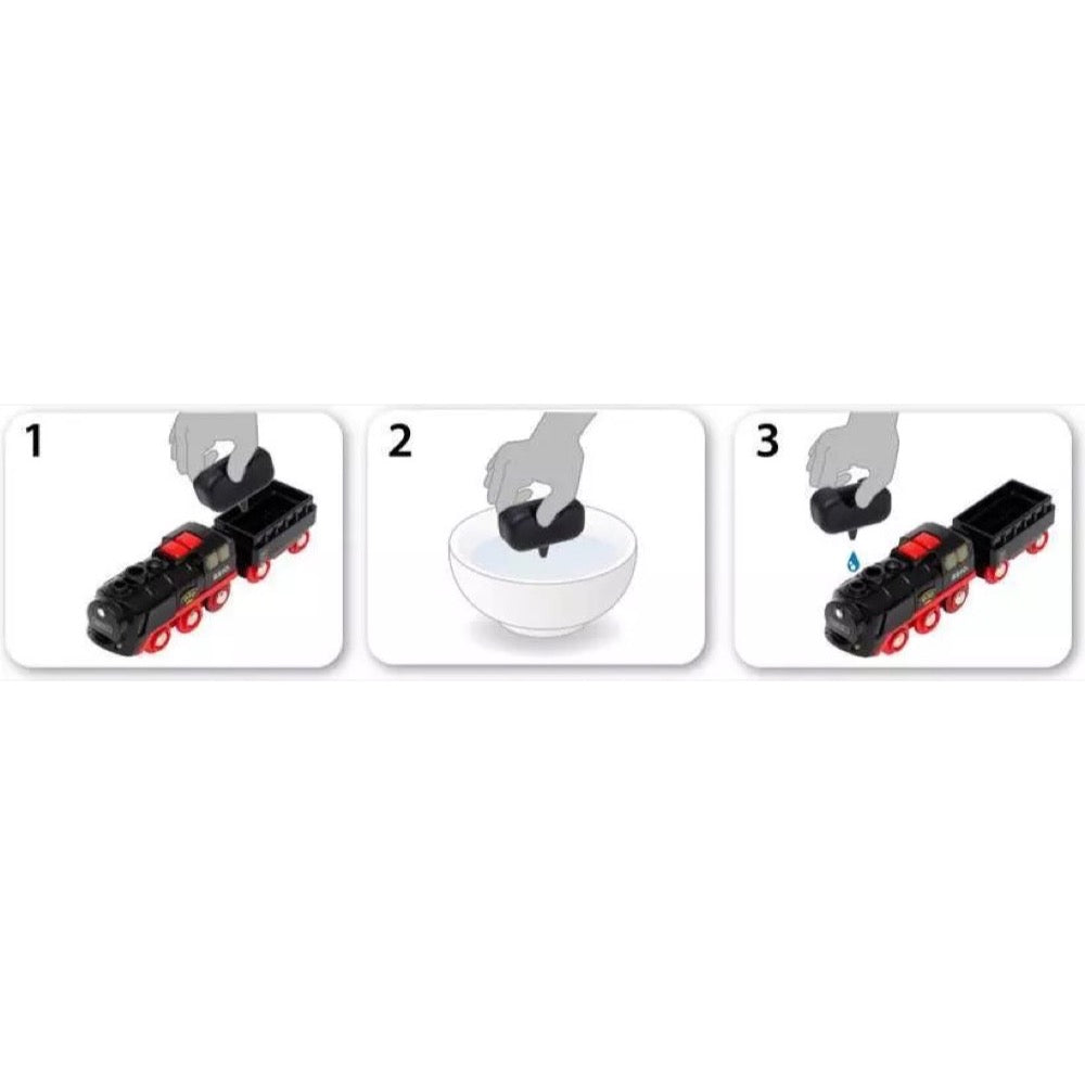 BRIO B/O Steaming Train 3 Pieces