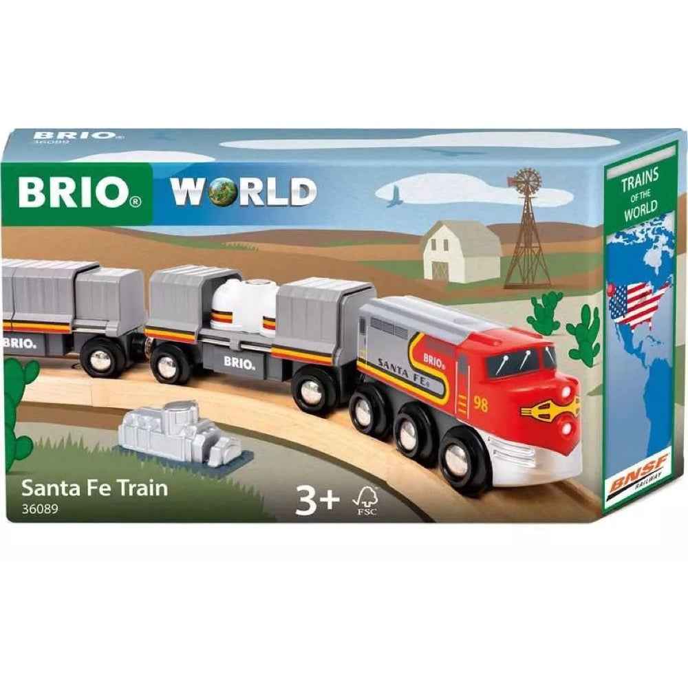BRIO Santa Fe Train Trains of the World