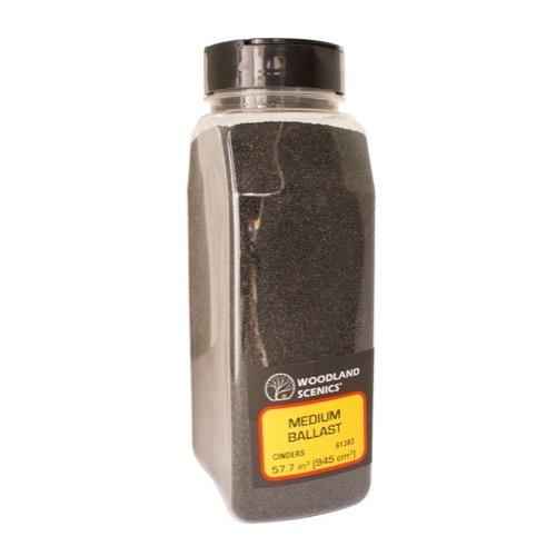 Woodland Scenics B1376 Cinders Fine Ballast Shaker