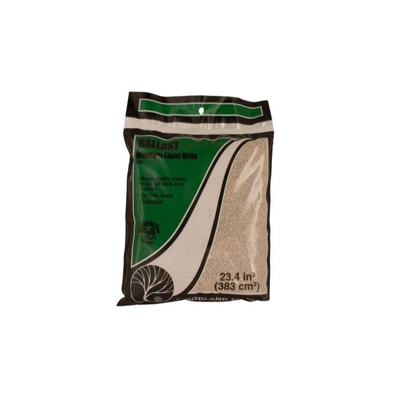 Woodland Scenics B88 Light Gray Coarse Ballast