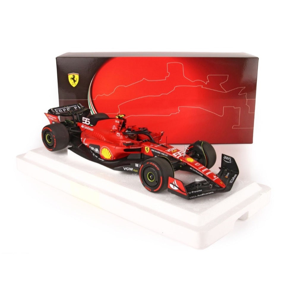 BBR Models 1/18 Ferrari SF-23 Carlos Sainz Bahrain GP 2023