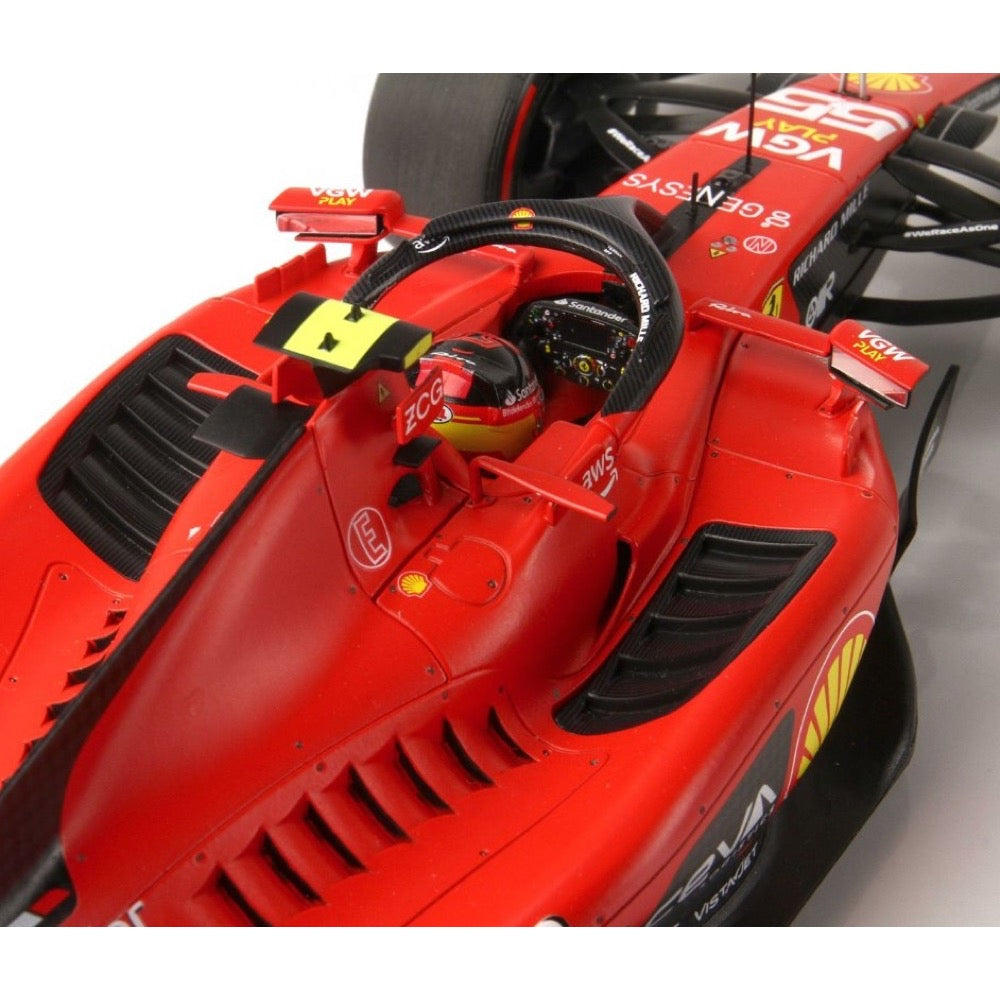 BBR Models 1/18 Ferrari SF-23 Carlos Sainz Bahrain GP 2023