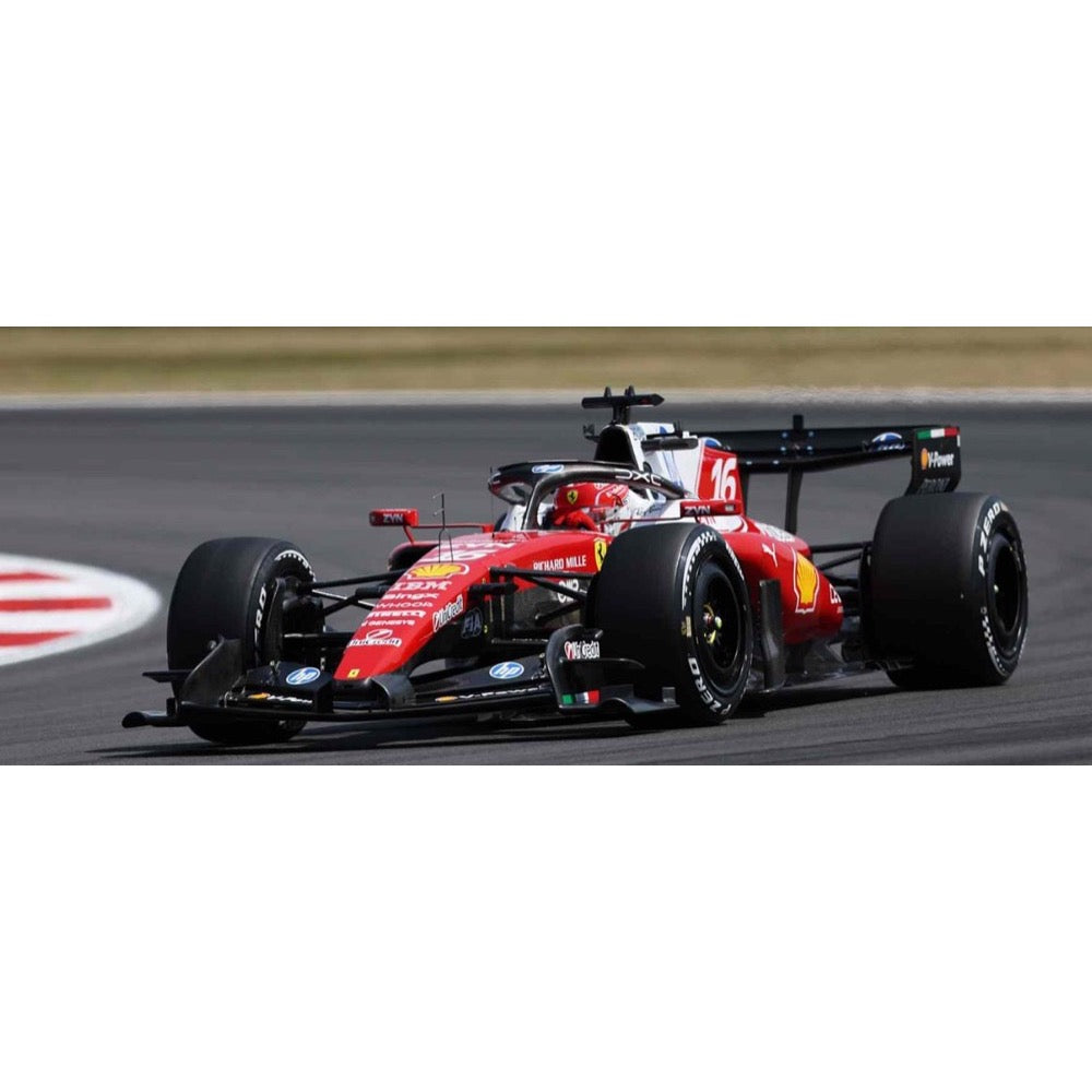 BBR 1/18 Ferrari SF-26 Charles Leclerc Winner British GP 2026 with Driver Figurine
