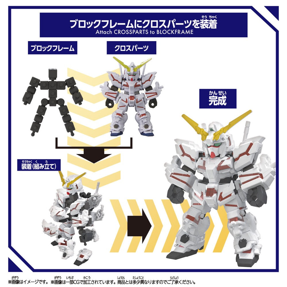 Bandai Block Cross Unicorn Gundam