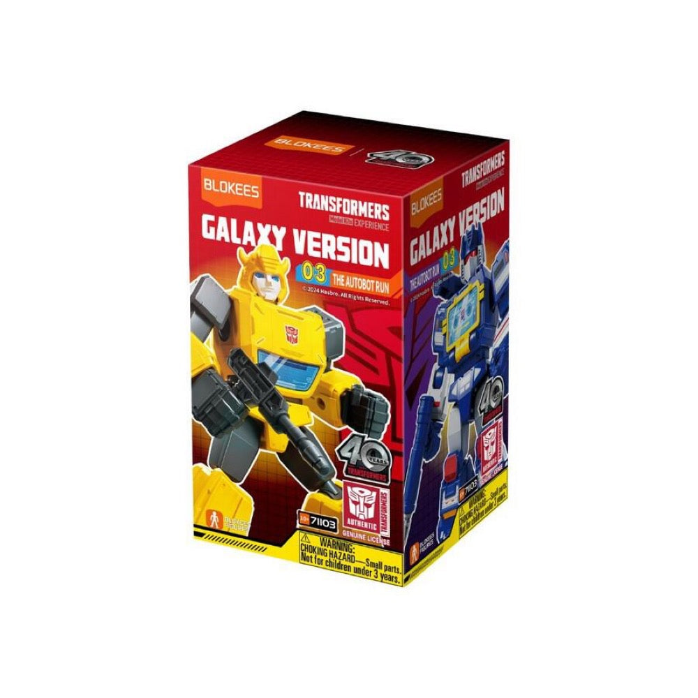 Blokees Figures 71103 Transformers Galaxy Version 03 The Autobot Run Blind Box (1 Random Figure)