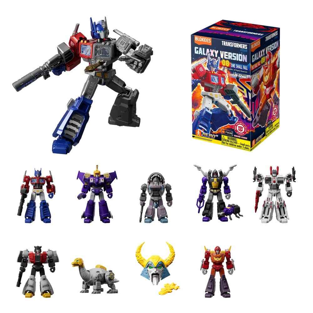 Blokees 71108 Blokees Transformers Galaxy Version 08 One Shall Fall Blind Box (1 Random Figure)
