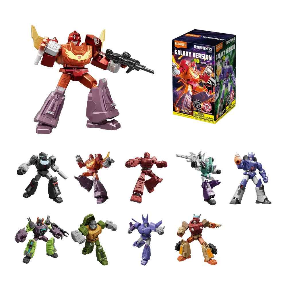 Blokees 71110 Transformers PDQ Galaxy Version 10-Till all are one Blind Box (1 Randon Figure) 810181533828