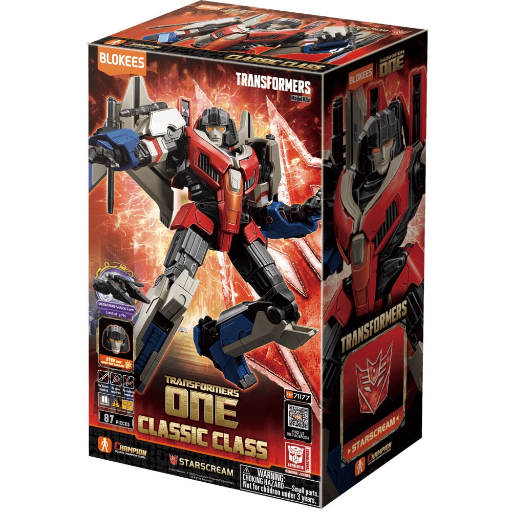 Blokees Figures 71177 Transformers Classic Class 16 Transformers One Starscream