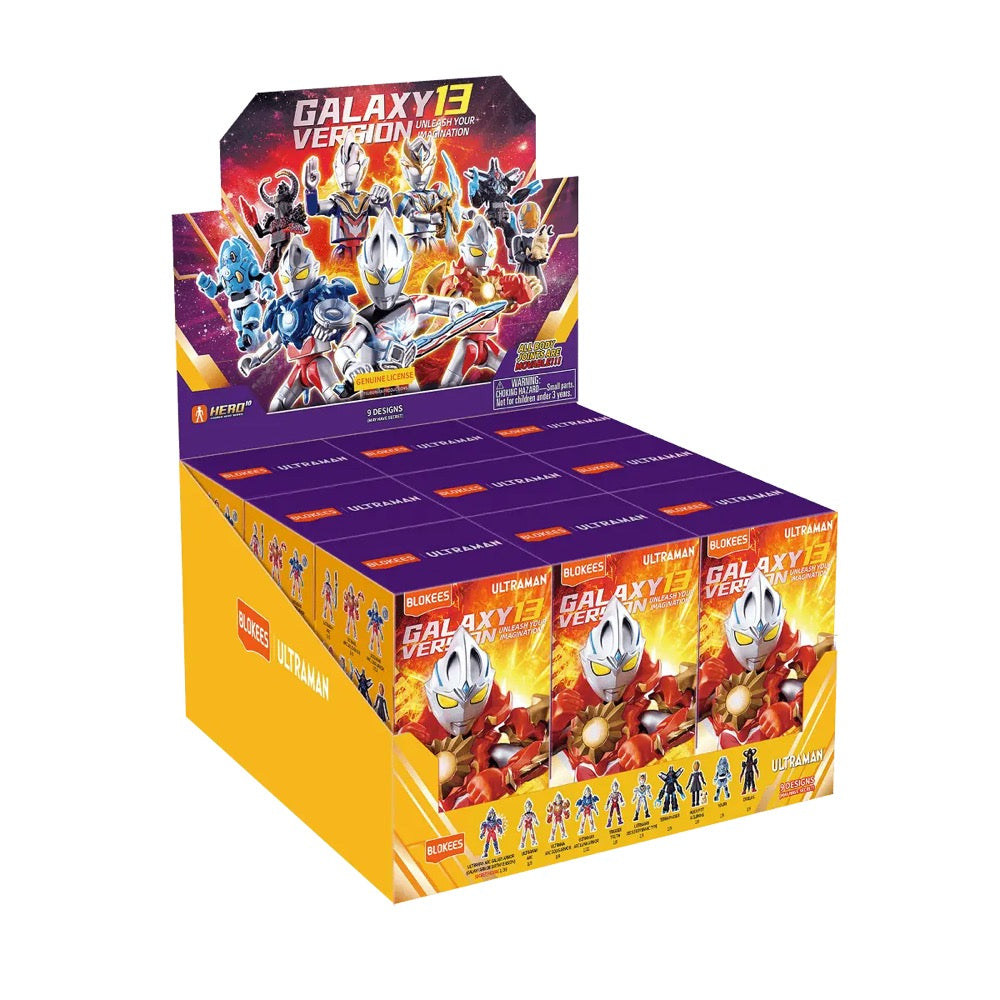 Blokees Figures 73113 Ultraman Galaxy Version 13 Unleath Your Imagination Blind Box (1 Random Figure)