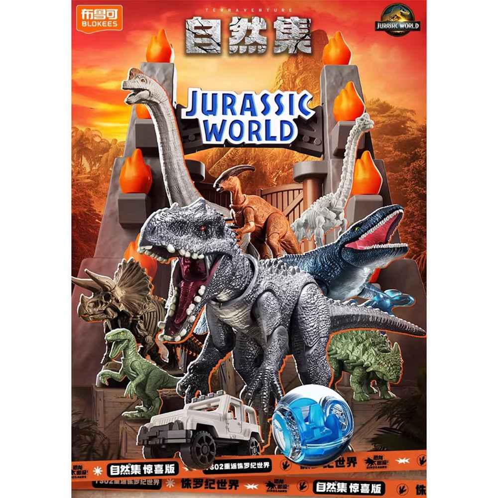Blokees 75642 Jurassic World Terraventure TS 02 Dinosaur Capture Operation Blind Box (1 Random Figure)