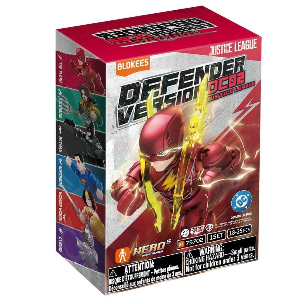 Blokees 75702 DC PDQ 12 in 1 Defender Version 02 Justice League Blind Box (1 Random Figure)